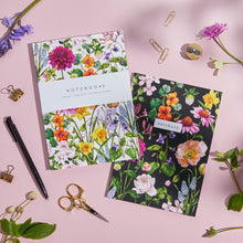Load image into Gallery viewer, 'Bountiful Blooms' Collection - A5 Set of 2 Notebooks