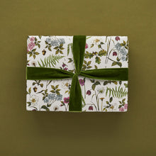 Load image into Gallery viewer, Cottage Roses - Black - Gift Wrap