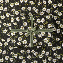 Load image into Gallery viewer, Cottage Roses - Black - Gift Wrap