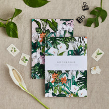 Load image into Gallery viewer, 'Palm House Tropics' Collection - A5 Set of 2 Notebooks