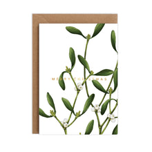 Load image into Gallery viewer, Mistletoe - White Christmas Card