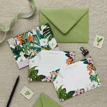 Load image into Gallery viewer, Palm House Tropics - Pack of 6 Notecards
