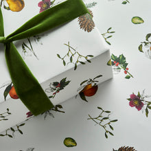 Load image into Gallery viewer, No. 2 - 'The Botanist Archive : Festive Edition' - Ivory Christmas Gift Wrap