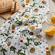Load image into Gallery viewer, Tea Towel - Spring Blossom - Ivory