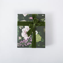 Load image into Gallery viewer, Summer Garden - Dark Green - Gift Wrap