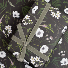 Load image into Gallery viewer, Wild Meadow - Black - Gift Wrap