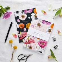 Load image into Gallery viewer, 'Floral Brights' Collection - A5 Set of 2 Notebooks