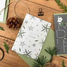 Load image into Gallery viewer, Festive Foliage - Let it Snow - Christmas Card