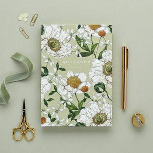 Hardback A5 Notebook - Spring Blossom