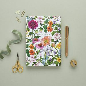 Hardback A5 Notebook - Bountiful Blooms