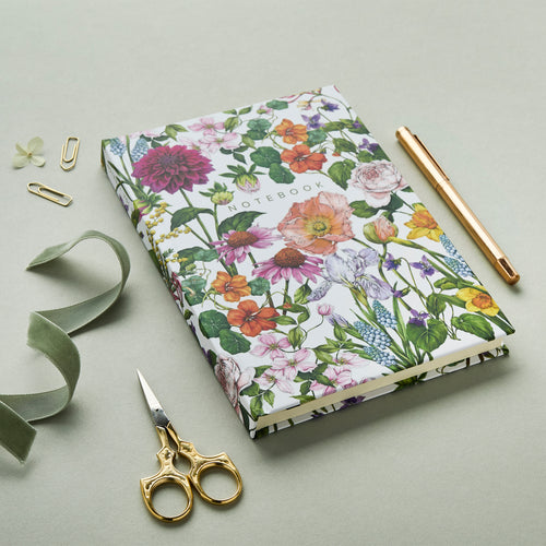 Hardback A5 Notebook - Bountiful Blooms