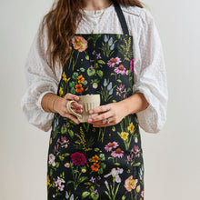 Load image into Gallery viewer, Apron - Bountiful Blooms Black
