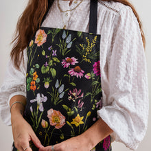 Load image into Gallery viewer, Apron - Bountiful Blooms Black