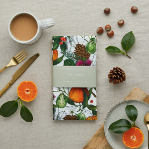 Christmas Tea Towel - Botanist Archive : Festive Edition No.1