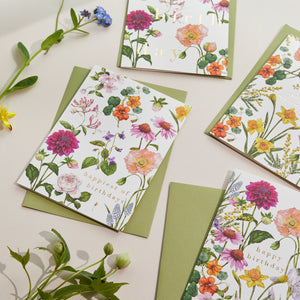 Bountiful Blooms - Happiest of Birthdays - Card