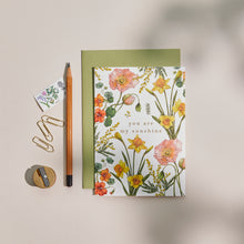 Load image into Gallery viewer, Bountiful Blooms - You are my Sunshine - Card