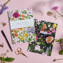 Load image into Gallery viewer, &#39;Bountiful Blooms&#39; Collection - A5 Set of 2 Notebooks