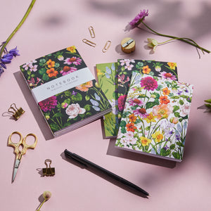 'Bountiful Blooms' Collection - A6 Set of 3 Notebooks