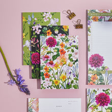Load image into Gallery viewer, &#39;Bountiful Blooms&#39; Collection - A6 Set of 3 Notebooks