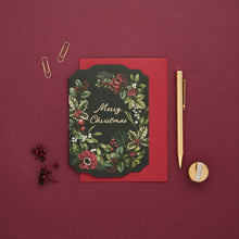 Load image into Gallery viewer, Merry Christmas - Midnight Garden - Christmas Card