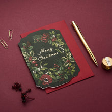 Load image into Gallery viewer, Merry Christmas - Midnight Garden - Christmas Card