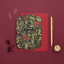 Load image into Gallery viewer, Deck the Halls - Midnight Garden - Christmas Card