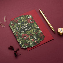 Load image into Gallery viewer, Deck the Halls - Midnight Garden - Christmas Card