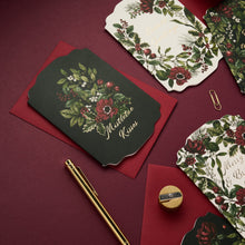 Load image into Gallery viewer, Mistletoe Kisses - Midnight Garden - Christmas Card