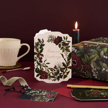 Load image into Gallery viewer, Season's Greetings - Midnight Garden - Christmas Card