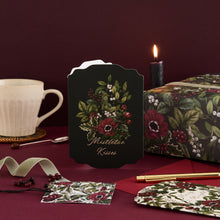 Load image into Gallery viewer, Mistletoe Kisses - Midnight Garden - Christmas Card