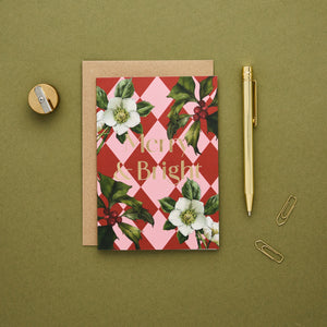Merry & Bright - Carnivalesque - Christmas Card