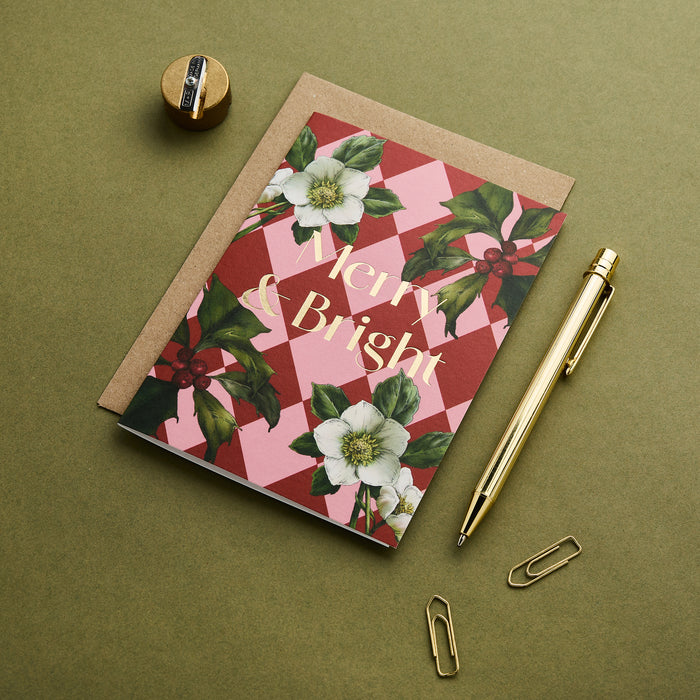 Merry & Bright - Carnivalesque - Christmas Card