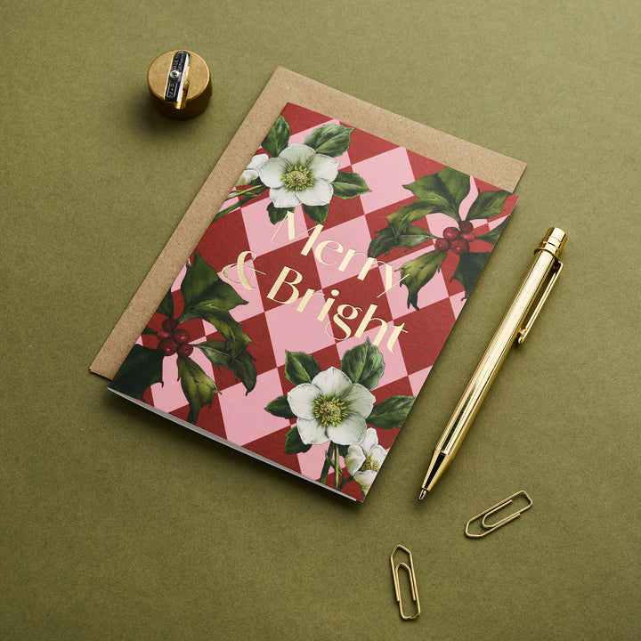 Merry & Bright - Carnivalesque - Christmas Card