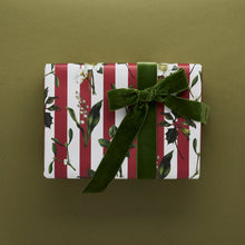 Load image into Gallery viewer, Carnivalesque - Red Stripe - Christmas Gift Wrap
