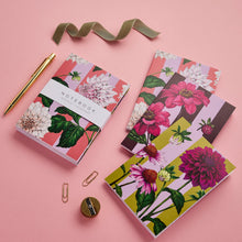 Load image into Gallery viewer, 'Floral Riot' Collection - A6 Set of 3 Notebooks