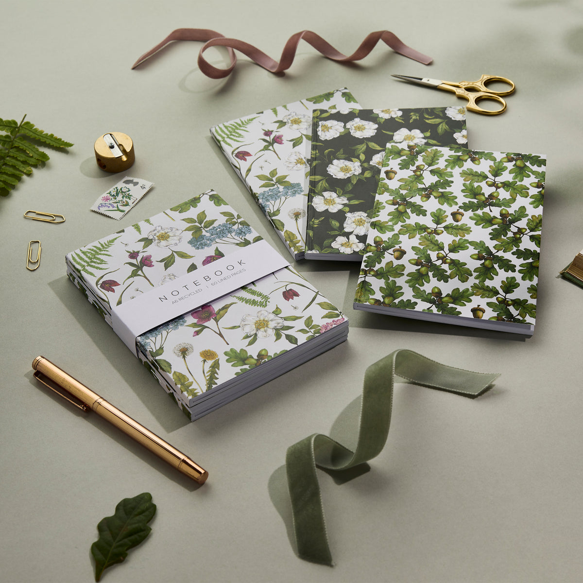 Cottage Style Notebook 'Cottage Garden' Collection - A6 Set of 3 Notebooks – Catherine Lewis ...