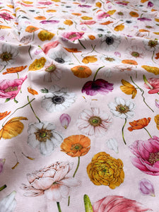 Floral Brights Fabric - Pink - 241cm (SALE 46)