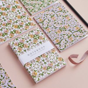 'Flora Nouveau' Collection - A6 Set of 3 Notebooks
