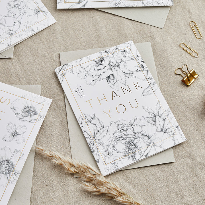 Natural Luxe 'Thank You' Card
