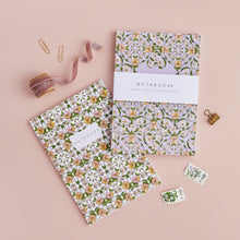 Load image into Gallery viewer, &#39;Flora Nouveau&#39; Collection - A5 Set of 2 Notebooks