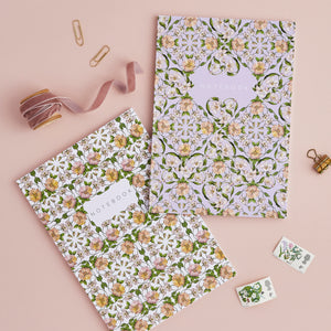 'Flora Nouveau' Collection - A5 Set of 2 Notebooks