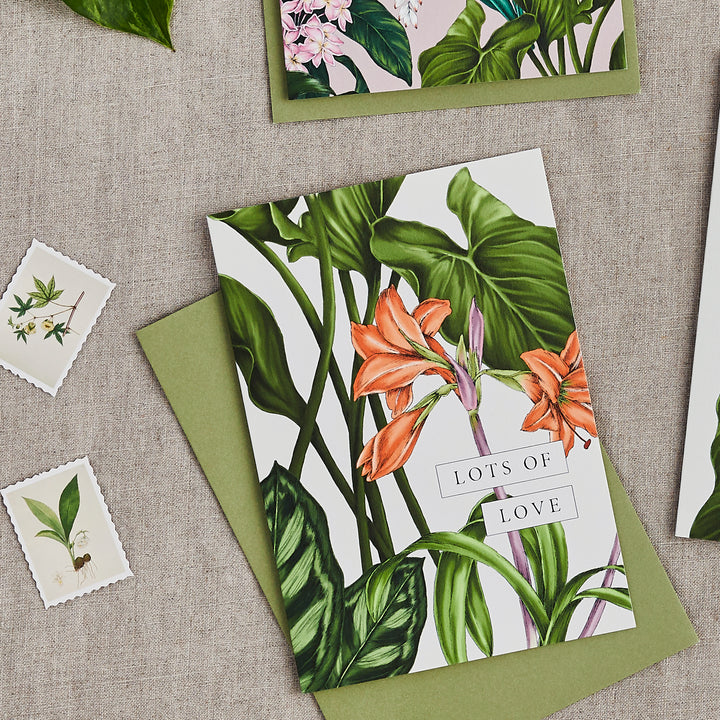 Palm House Tropics 'Lots of Love' Card
