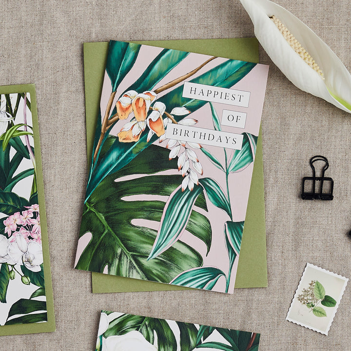 Palm House Tropics 'Happiest of Birthdays' Card