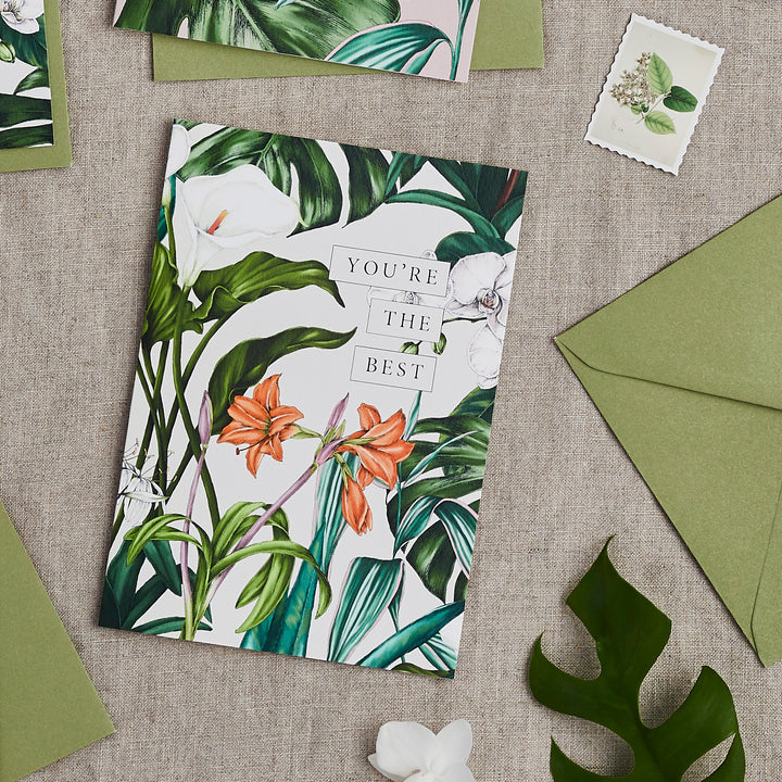 Palm House Tropics 'You're the Best' Card