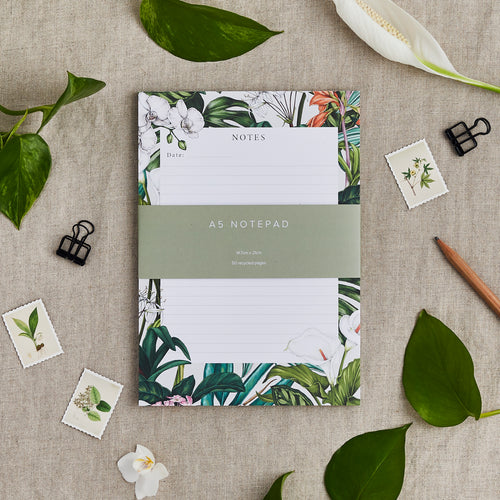 Notepad A5 - Palm House Tropics