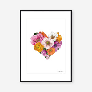 Botanical Heart - Art Print