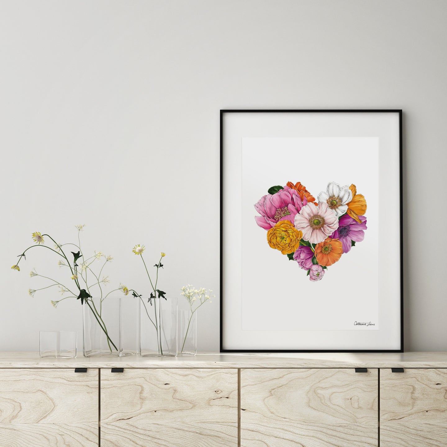 Botanical Heart - Art Print