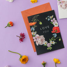 Load image into Gallery viewer, Champ de Fleur &#39;Love You&#39; Card