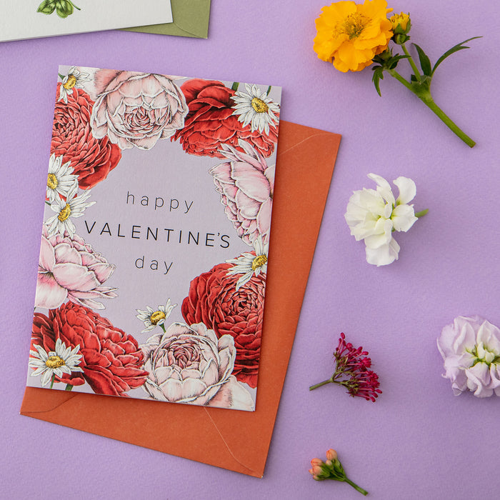 Champ de Fleur 'Happy Valentine's Day' Card
