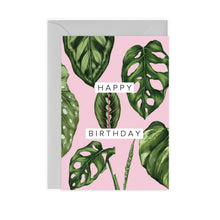 Load image into Gallery viewer, Houseplants &#39;Happy Birthday&#39; Card